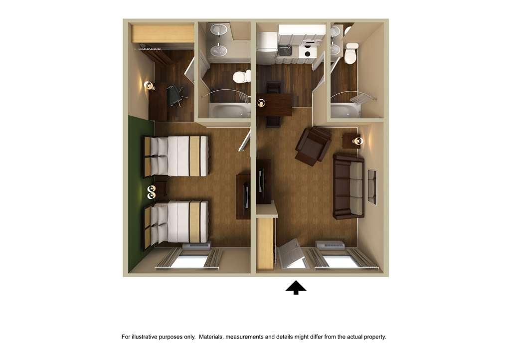 Extended Stay America Suites - Denver - Tech Center South - Inverness Сентенниал Номер фото